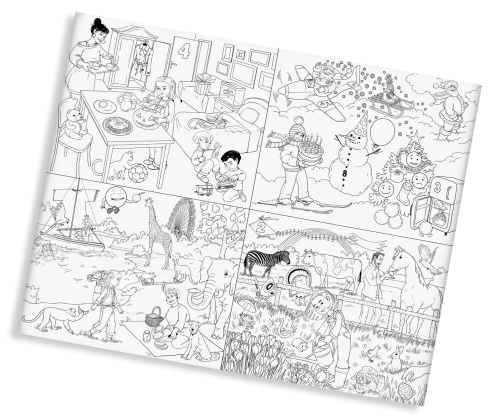 Jolly Nolly - Plakat-kolorowanka