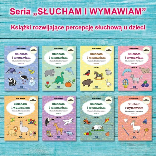 Słucham i wymawiam - Bożena Senkowska - komplet 8 zeszytów